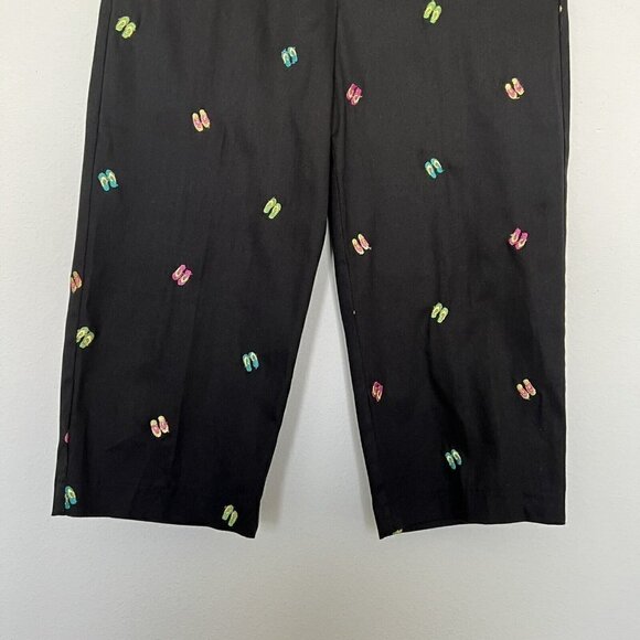 Harve Benard capris Pants Size 8 Embroidered NWOT - Picture 3 of 11
